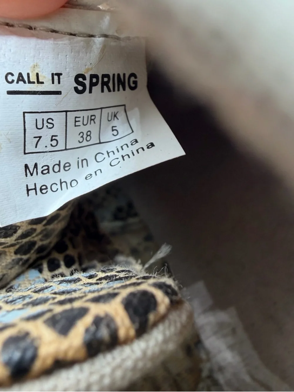 Call It Spring pre owned